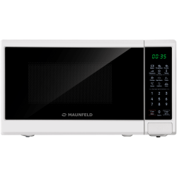 Микроволновые печи MAUNFELD MFSMO720EB07/ СВЧ печь, 20л, 700Вт, электронное управление, 6 автоматических программ, 44.5х25.5х32.5 см, Цвет: белый