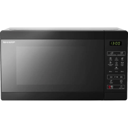 Микроволновая печь Sharp/ 20 л, 800 Вт, гриль, эмаль,черный, 440x258x324мм