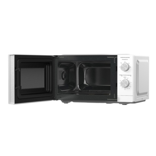 Микроволновая печь Midea/ 700 Вт, механическое управление, белый черный