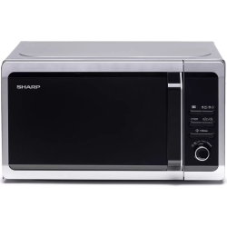 Микроволновая печь Sharp/ 20 л, 800 Вт, эмаль, серебристый