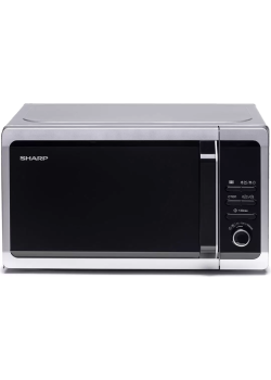 Микроволновая печь Sharp/ 20 л, 800 Вт, эмаль, серебристый