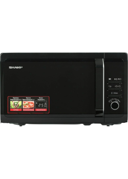 Микроволновая печь Sharp/ 20 л, 800 Вт, эмаль, черный