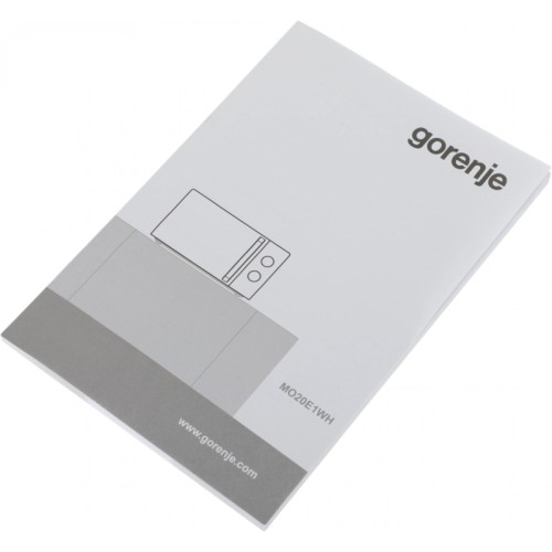 Микроволновая печь GORENJE 20L SOLO WHITE MO20E1WH 740248 800W