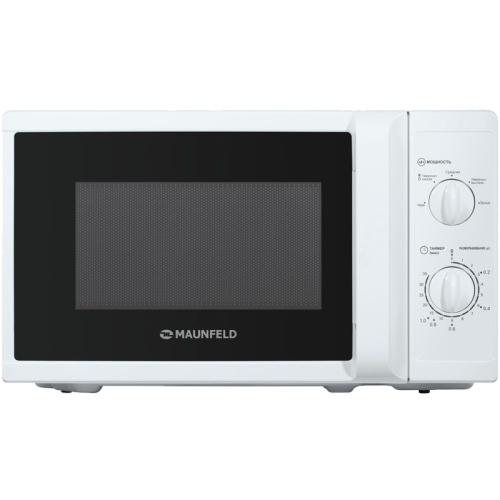 Микроволновая печь MAUNFELD/ Микроволновая печь MAUNFELD MFSMO.20.7WH, мощность 1050 Вт, объем 20 л, 5 режимов, галогеновое освещение, цвет белый