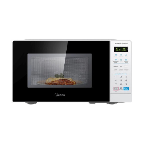 Микроволновая печь Midea/ 700 Вт, 19 л, электронное управление, черный белый