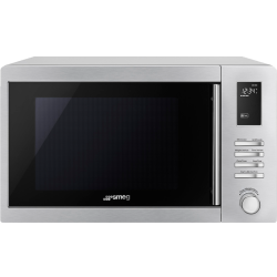 Микроволновая печь SMEG/ Отдельностоящая микроволновая печь, 25л, гриль, нержавеющая сталь