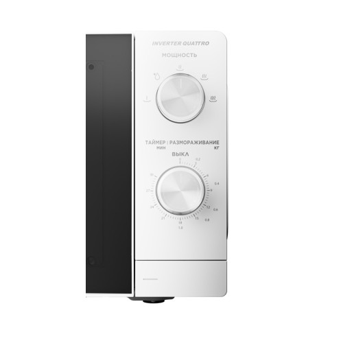 Микроволновая печь Midea/ 700 Вт, механическое управление, белый черный