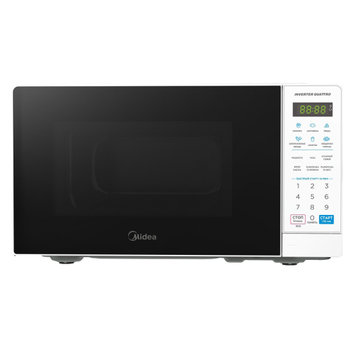 Микроволновая печь Midea/ 700 Вт, 19 л, электронное управление, черный белый