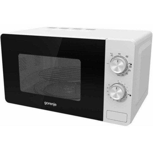 Микроволновая печь GORENJE 20L SOLO BL/W MO20E2W 733235