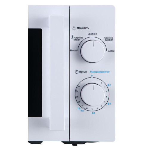 Отдельностоящая микроволновая печь Midea/ Отдельностоящая микроволновая печь Midea, объем 20 л, механическое управление, таймер, 5 уровней мощности, подсветка, размораживание, поворотный стол, цвет белый Отдельностоящая микроволновая печь Midea/ Отдельностоящая микроволновая печь Midea, объем 20 л, механическое управление, таймер, 5 уровней мощности, подсветка, размораживание, поворотный стол, цвет белый