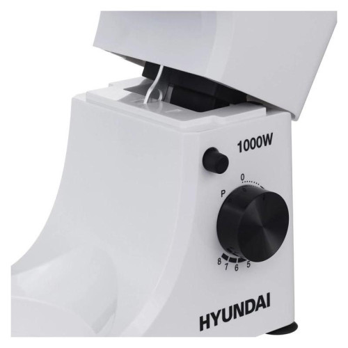 Миксер планетарный Hyundai HYM-S4451 1000Вт белый/черный