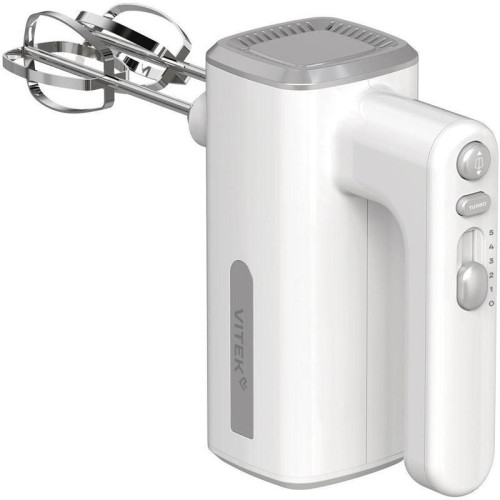 Миксер ручной Vitek VT-HM5005 800Вт белый/серебристый
