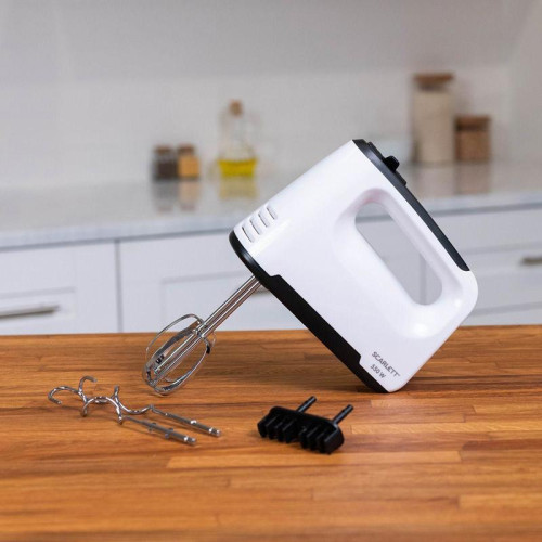 Миксер ручной Scarlett SC-HM40S22 550Вт белый/черный