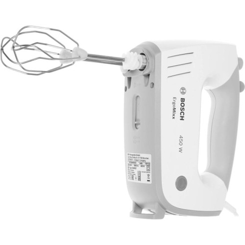 Миксер ручной Bosch MFQ36460S 450Вт белый/серый