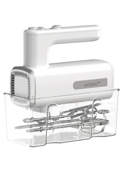 Миксер ручной Vitek VT-HM5005 800Вт белый/серебристый