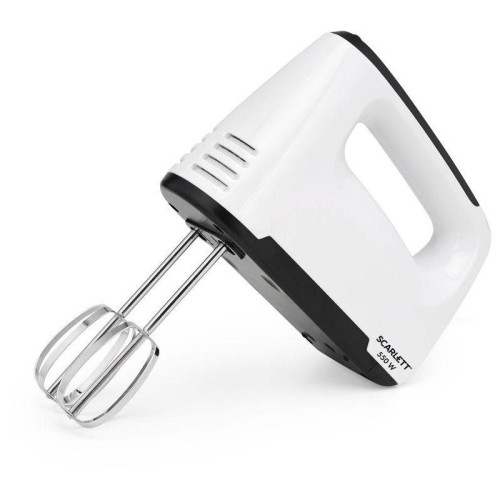 Миксер ручной Scarlett SC-HM40S22 550Вт белый/черный