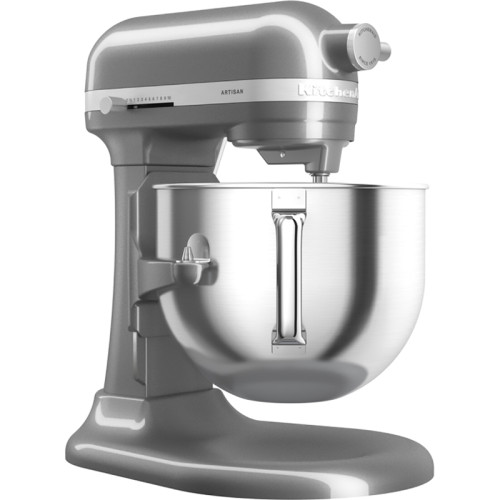 Настольный миксер KitchenAid Artisan с выдвижной чашей 6.6 л, цвет серебристый