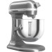 Настольный миксер KitchenAid Artisan с выдвижной чашей 6.6 л, цвет серебристый
