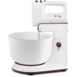 Миксер стационарный Vitek VT-1416 W 700Вт белый/коричневый