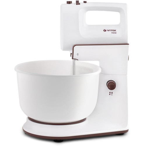Миксер стационарный Vitek VT-1416 W 700Вт белый/коричневый