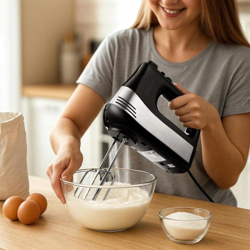 Миксер ручной Kitfort КТ-3072 500Вт черный