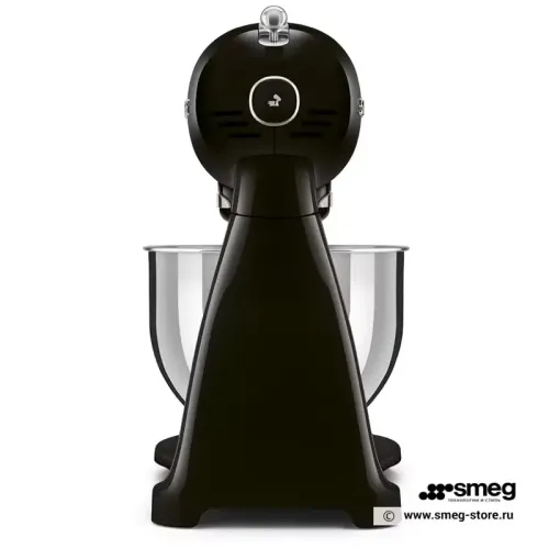 Планетарный миксер, Мощность 0,8 кВт; Объем чаши 4,8л; Регулировка скорости, 2 насадки для взбивания, 1 насадка для теста, крышка для чаши, черный