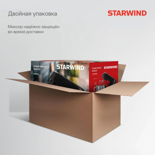 Миксер планетарный Starwind SPM8184 1900Вт черный