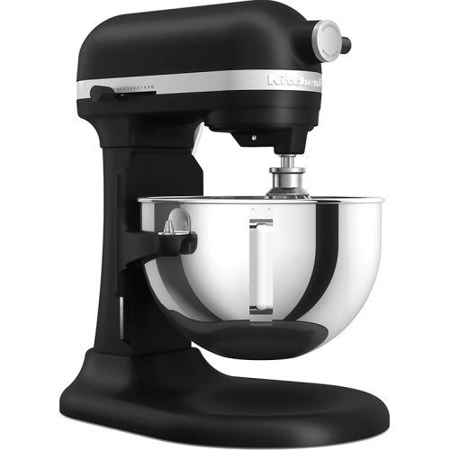 Миксер KitchenAid, настольный, выдвижная чаша, 5.2 л, цвет черный матовый