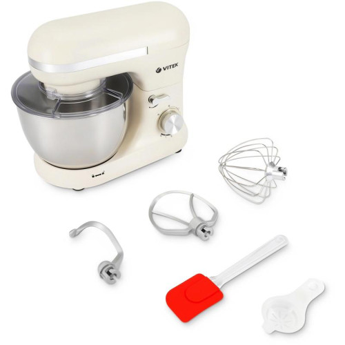 Миксер планетарный Vitek VT-PM0110 1500Вт кремовый