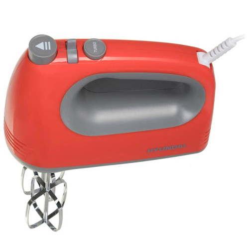 Миксер ручной Hyundai HYM-H4511 500Вт красный/серый