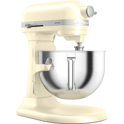Настольный миксер с выдвижной чашей KitchenAid, 5.6 л, мощность 375 Вт, планетарное вращение, механическое управление, 11 скоростей, венчик/крюк для теста/лопатка для смешивания, цвет бежевый Настольный миксер с выдвижной чашей KitchenAid, 5.6 л, мощность 375 Вт, планетарное вращение, механическое управление, 11 скоростей, венчик/крюк для теста/лопатка для смешивания, цвет бежевый