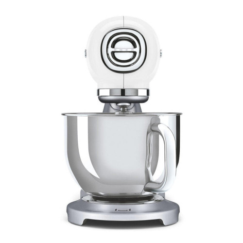 Планетарный миксер SMEG, стиль 50-х г.г., мощность 800 Вт, объем чаши 4.8 л, 10 скоростей, цвет белый Планетарный миксер SMEG, стиль 50-х г.г., мощность 800 Вт, объем чаши 4.8 л, 10 скоростей, цвет белый