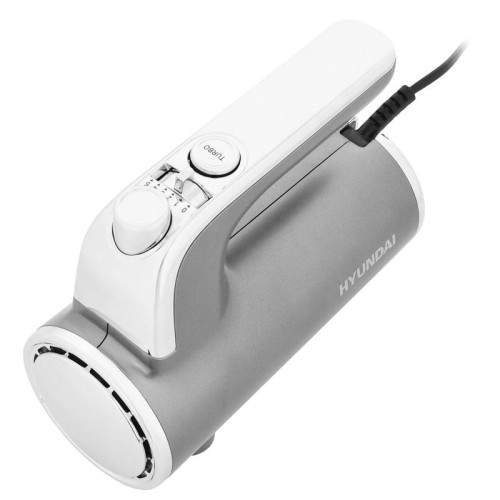 Миксер ручной Hyundai HYM-H5691 600Вт серебристый
