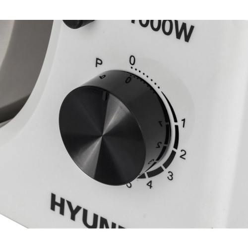 Миксер планетарный Hyundai HYM-S4451 1000Вт белый/черный