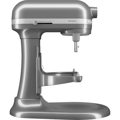 Настольный миксер KitchenAid Artisan с выдвижной чашей 6.6 л, цвет серебристый