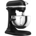 Миксер KitchenAid, настольный, выдвижная чаша, 5.2 л, цвет черный матовый