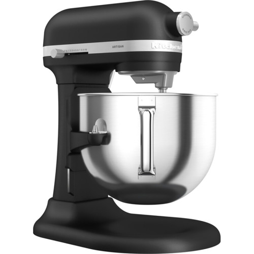 Настольный миксер KitchenAid Artisan с выдвижной чашей 6.6 л, цвет черный