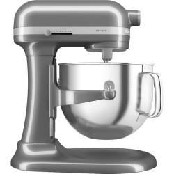 Настольный миксер KitchenAid Artisan с выдвижной чашей 6.6 л, цвет серебристый