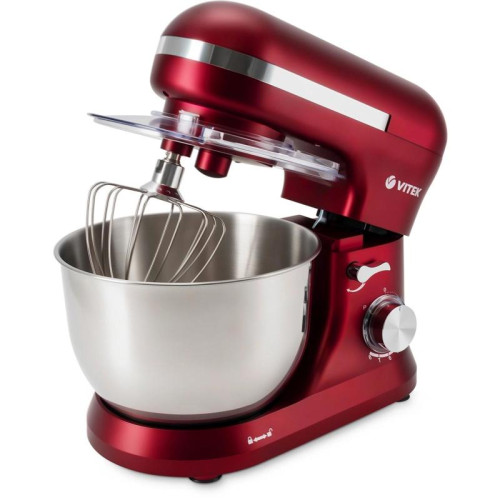 Миксер планетарный Vitek VT-PM0111 1500Вт вишневый