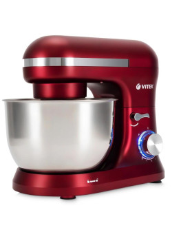 Миксер планетарный Vitek VT-PM0111 1500Вт вишневый