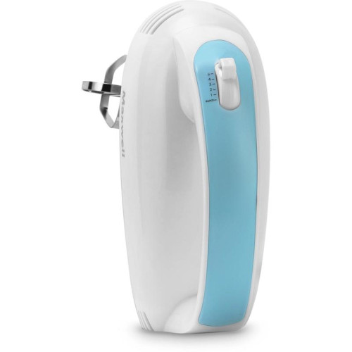 Миксер ручной Maxwell MW-1360 300Вт белый/голубой