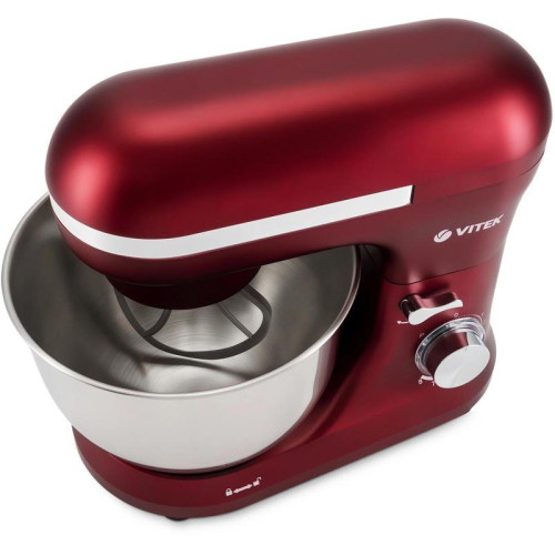 Миксер планетарный Vitek VT-PM0111 1500Вт вишневый
