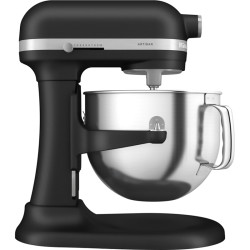 Настольный миксер KitchenAid Artisan с выдвижной чашей 6.6 л, цвет черный