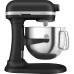 Настольный миксер KitchenAid Artisan с выдвижной чашей 6.6 л, цвет черный