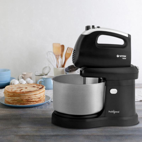 Миксер стационарный Vitek VT-1417 700Вт черный/хром