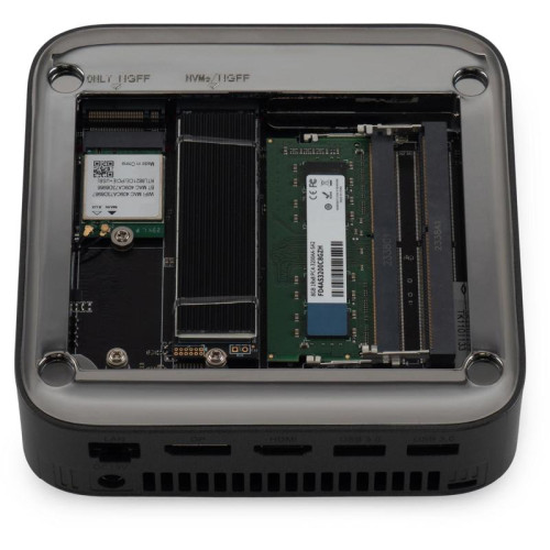 Неттоп IRU 310TLCN i5 1135G7 (2.4) 16Gb SSD512Gb Iris Xe Windows 11 Professional GbitEth WiFi BT черный (1975176)