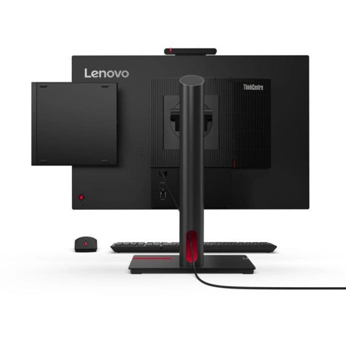 Неттоп Lenovo ThinkCentre Tiny M70q-5 slim i7 14700T (0.9) 16Gb SSD512Gb UHDG 770 Windows 11 Pro GbitEth WiFi BT 135W kbNORUS мышь клавиатура черный (12TD0041UM)