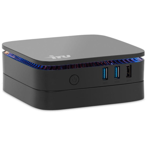Неттоп IRU 110JLCN Cel N5105 (2) 8Gb SSD256Gb UHDG noOS GbitEth WiFi BT 30W черный (1975163)