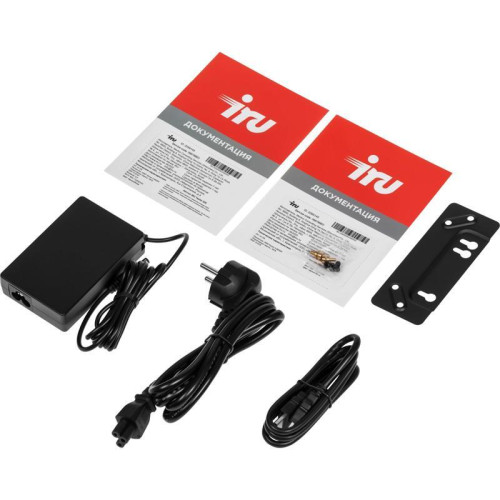 Неттоп IRU Tactio 525 Ryzen 5 6600H (3.3) 16Gb SSD512Gb 660M Windows 11 Pro GbitEth WiFi BT черный (2057781)