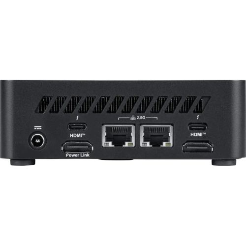 Неттоп MSI Cubi NUC AI 1UMG-043XRU Core Ultra 5 125H (1.2) 16Gb SSD512Gb Graphics CR без ОС 2xGbitEth WiFi BT 120W черный (9S6-B20911-043)